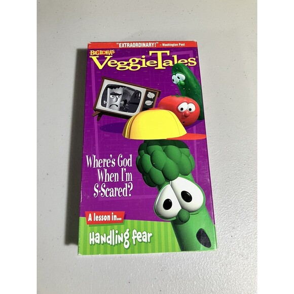 VeggieTales - Wheres God When Im S-Scared (VHS, 1998) - Picture 1 of 5